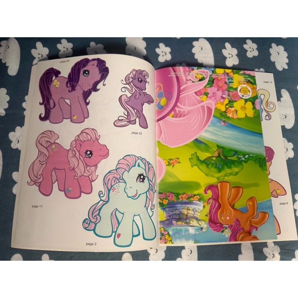 2004 My Little Pony Sticker Book w Pull Out Poster UNUSED All Stickers G3 Hasbro